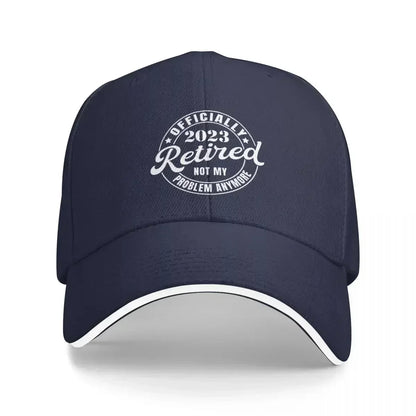 Retired 2023 Not My Problem Rugby Baseball Cap