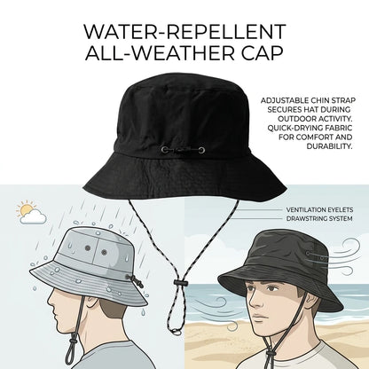 Waterproof Fisherman Hat Women Summer Bucket Hat