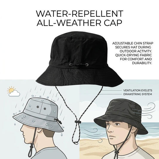 Waterproof Fisherman Hat Women Summer Bucket Hat