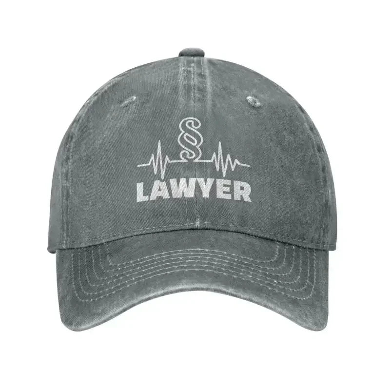 Lawyer Heartbeat Snapback Baseball Cap