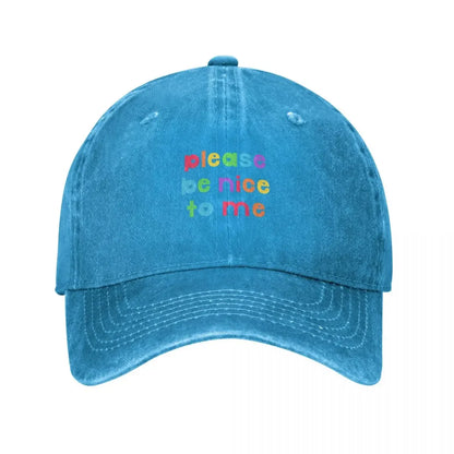 Please Be Nice To Me Western Baseball Cap
