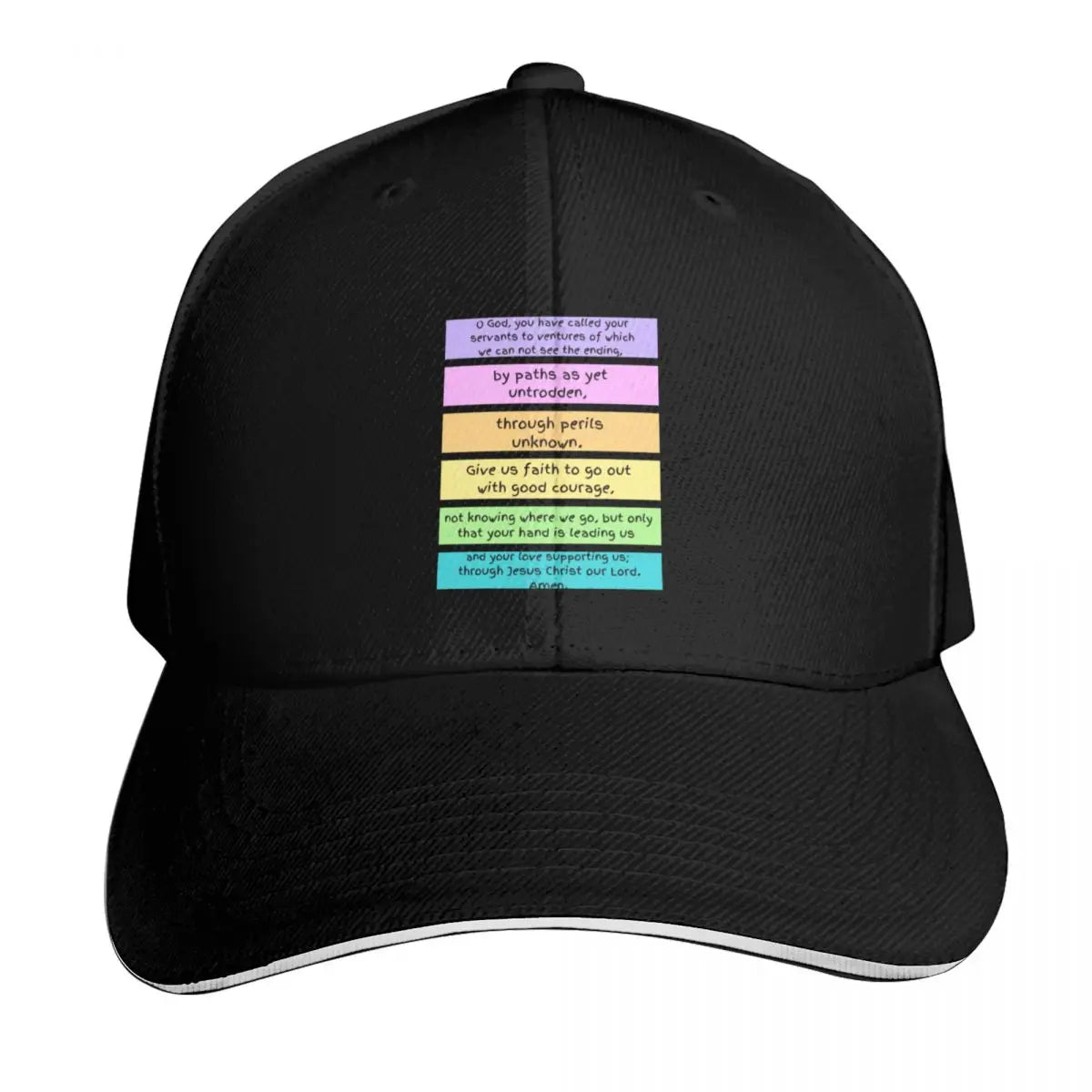 Prayer Of Good Courage Cotton Twill Snapback Baseball Cap