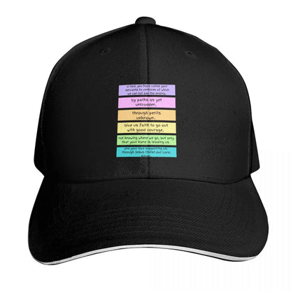 Prayer Of Good Courage Cotton Twill Snapback Baseball Cap