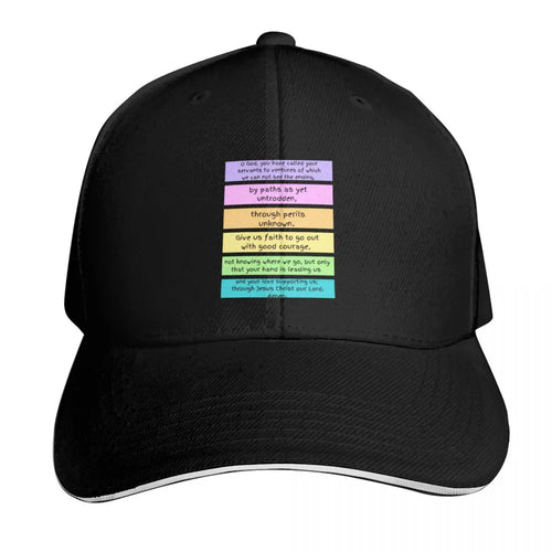 Prayer Of Good Courage Cotton Twill Snapback Baseball Cap