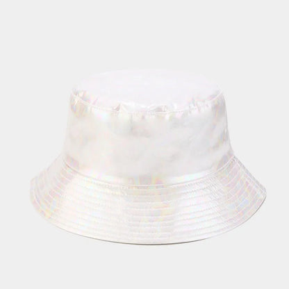 Pu Solid Color Bucket Hat