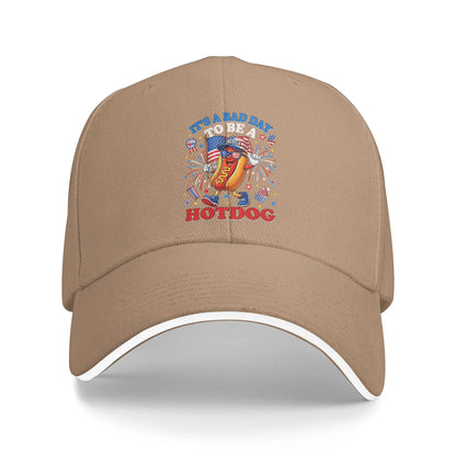 Bad Day To Be A Hot Dog Baseball Cap