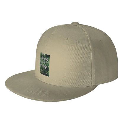 Simplify For Serenity Minimalist Quote Snapback Cap