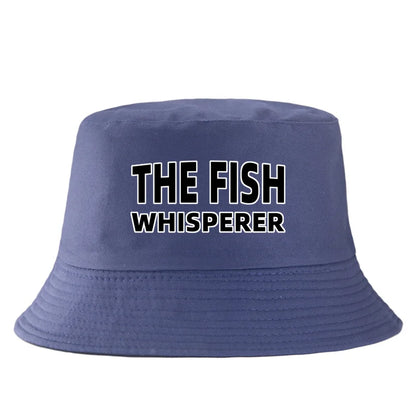 Fish Whisperer Outdoor Fishing Bucket Hat Unisex