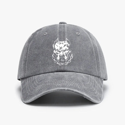 Pitbull Vintage Distressed Denim Baseball Cap