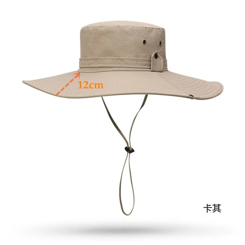 Waterproof Anti-UV Large Brim Bucket Hat
