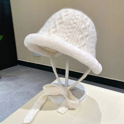Unisex Vintage Windproof Knitted Winter Beanie Hat