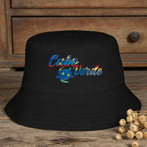 Cape Verde Flag Soft Fold Summer Bucket Hat