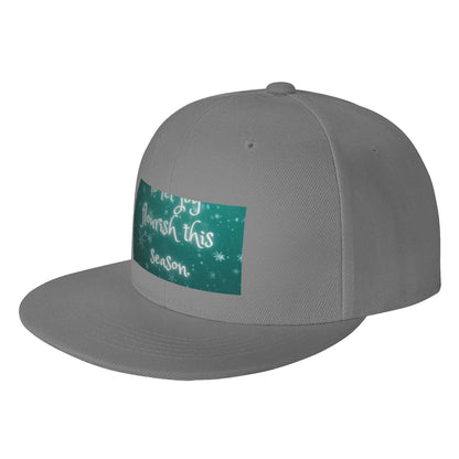 Happiness Blooms When Stress Fades Snapback Cap