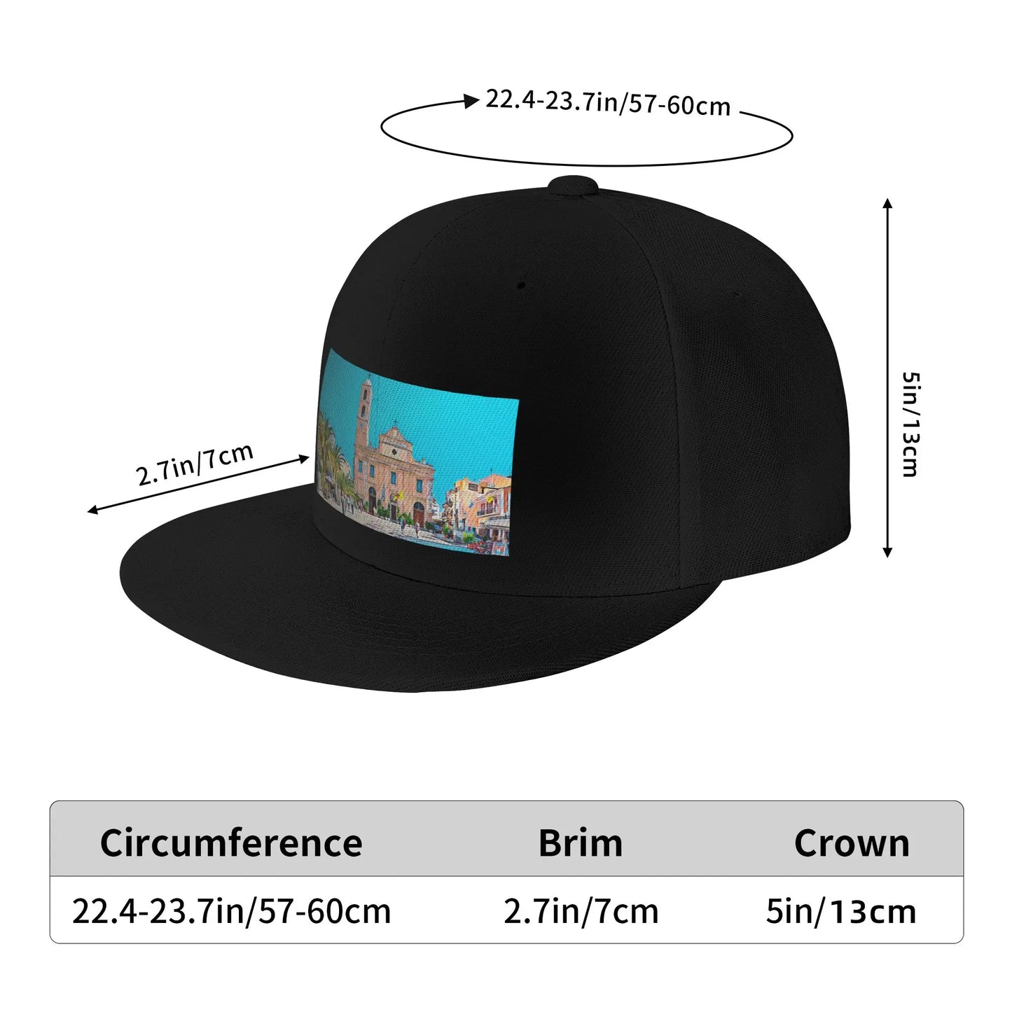 Chania Streets Snapback Cap