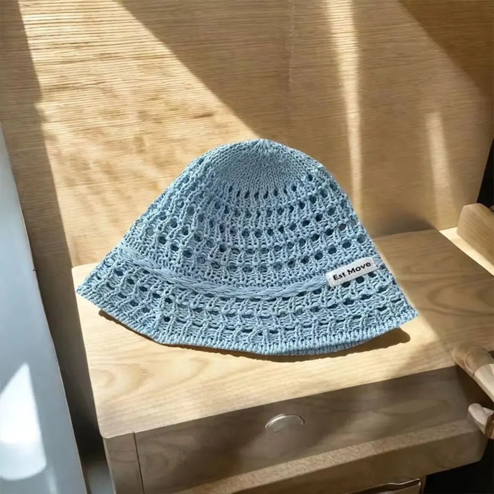 Summer Hollow Crochet Beach Bucket Hat