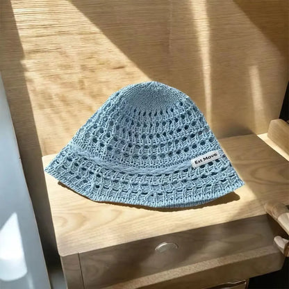 Summer Hollow Crochet Beach Bucket Hat