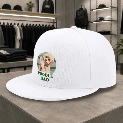 New Poodle Print Unisex All Match Cap