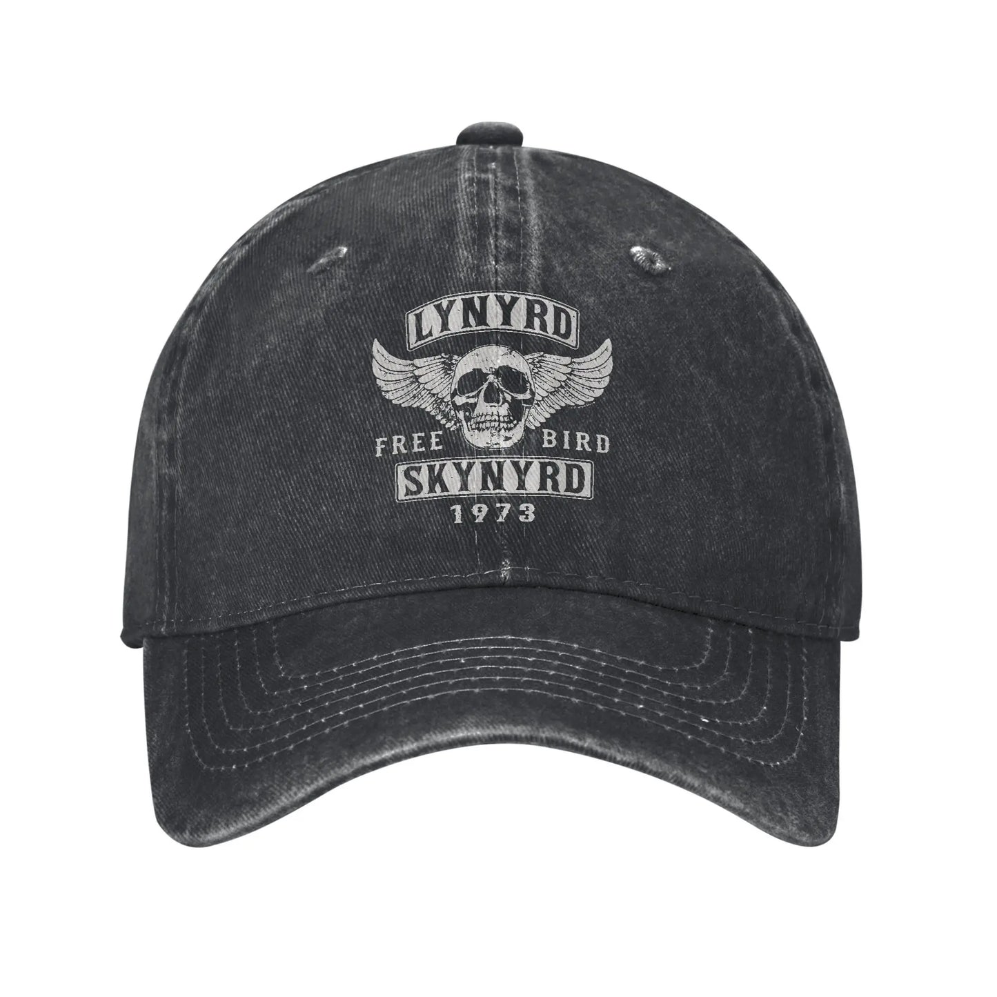 Lynyrded Free Bird Skull Baseball Cap
