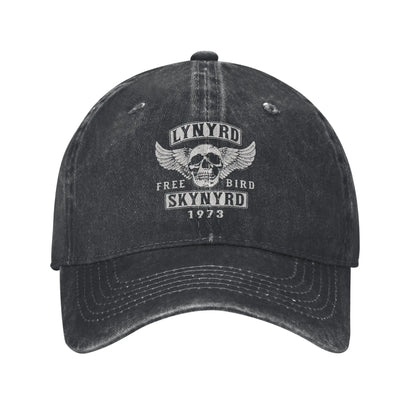 Lynyrded Free Bird Skull Baseball Cap
