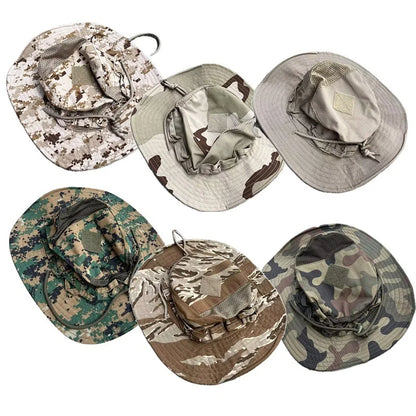 Breathable Round Brim Outdoor Sun Protection Bucket Hat