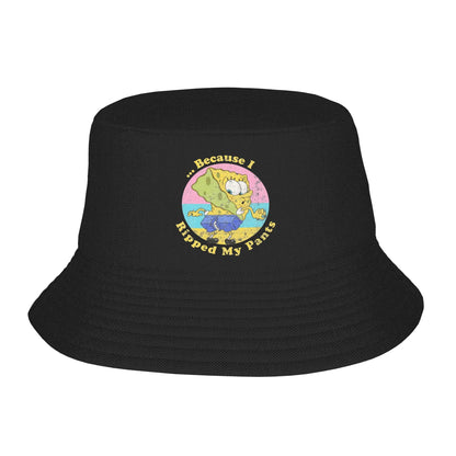 Spongebobs Bucket Hat Heart Streetwear Fisherman Caps