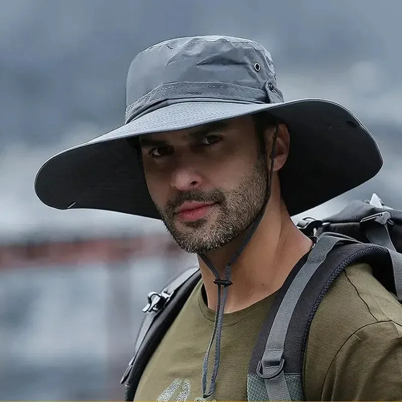 Breathable Mesh Anti-UV Outdoor Fishing Bucket Hat