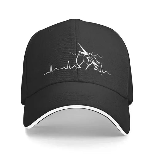 Electrician Heartbeat Punk Baseball Cap