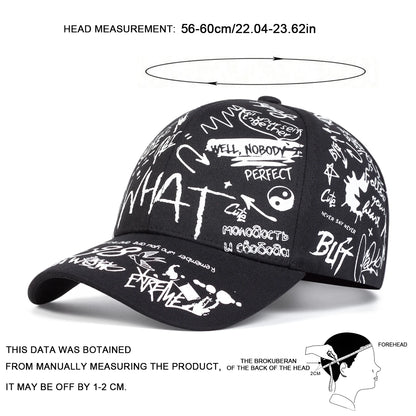 Unisex Letter Printing Snapback Baseball Caps