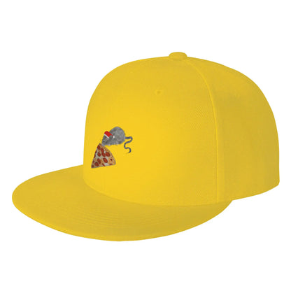 Fashion NYC Christmas Pizza Rat Snapback Cap
