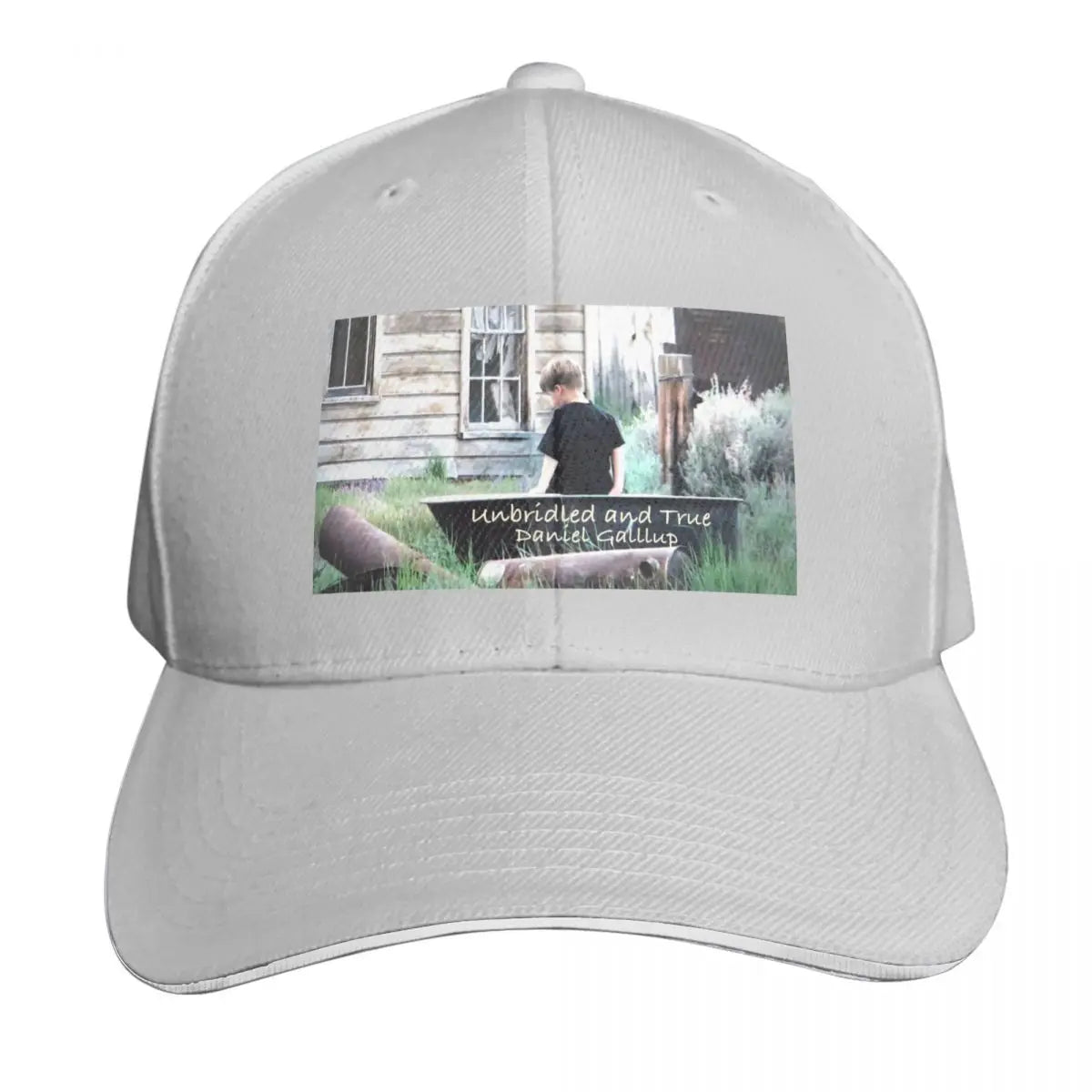 Unbridled And True Text Six Panel Baseball Cap