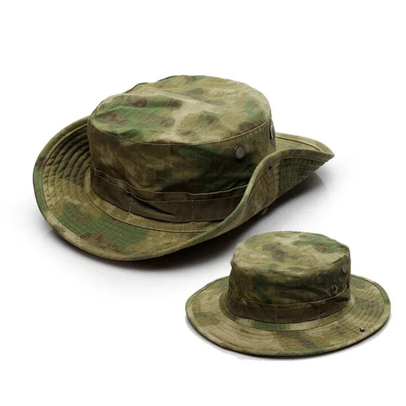 Woodland Camouflage Tactical Outdoor Boonie Bucket Hat