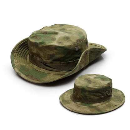 Woodland Camouflage Tactical Outdoor Boonie Bucket Hat
