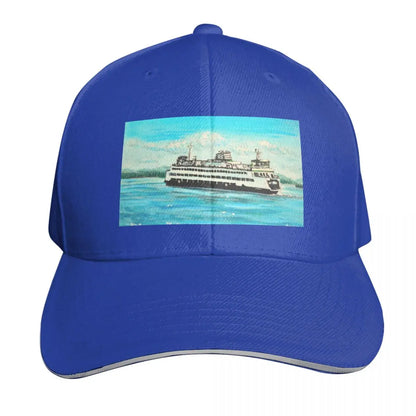 Ferry Painting Breathable Mesh Back Baseball Cap