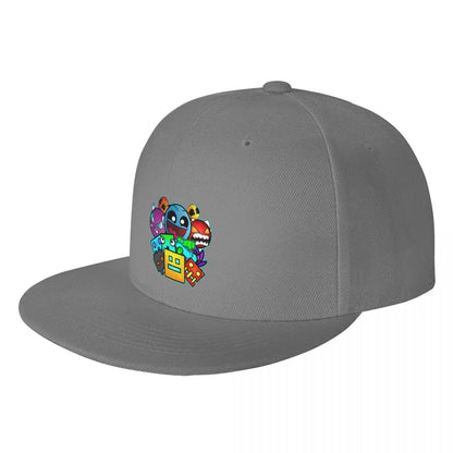 Geometry Dash Gaming Snapback Cap Hat