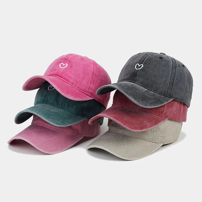 Hat New For Women Men Washed Cotton Baseball Cap Soft Top