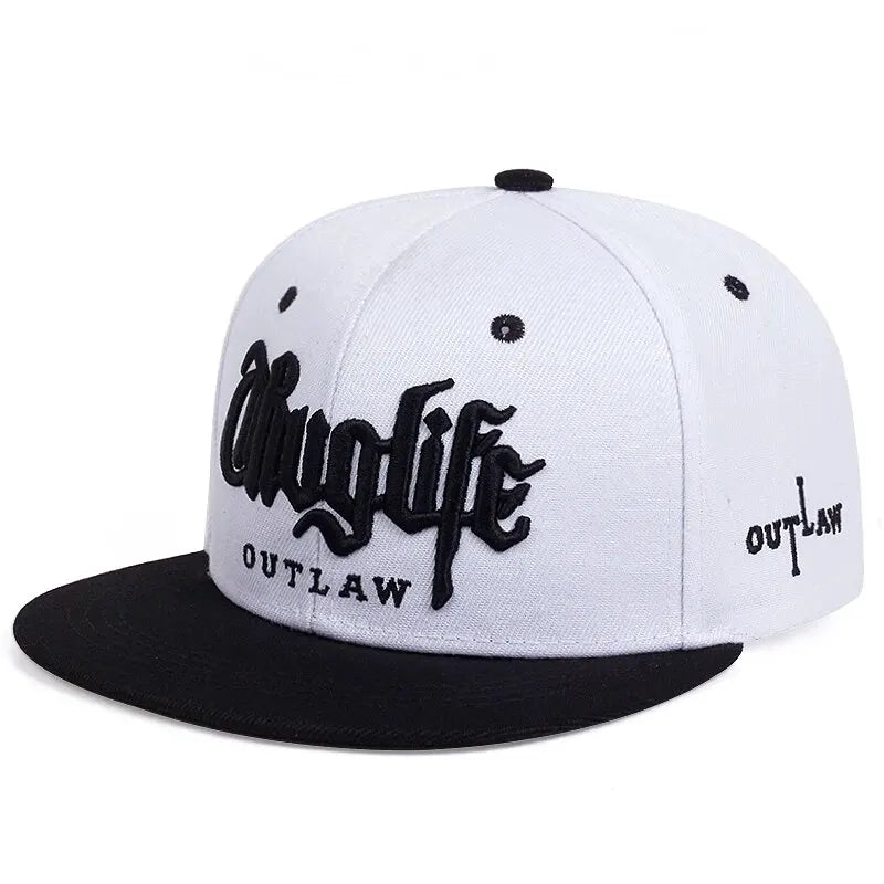 Thuglife Embroidered Adult Adjustable Hip-Hop Snapback Cap