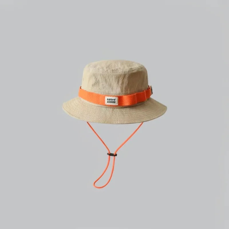 Unisex Wide Brim Outdoor Sun Protection Bucket Hat