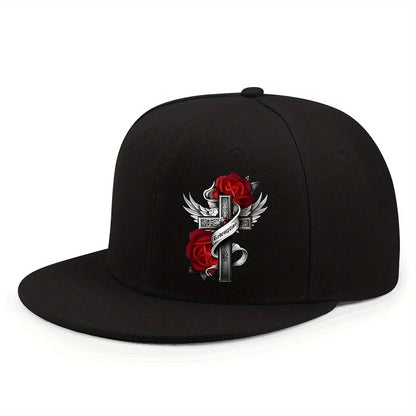 Redemption Cross Wings Snapback Cap Hat