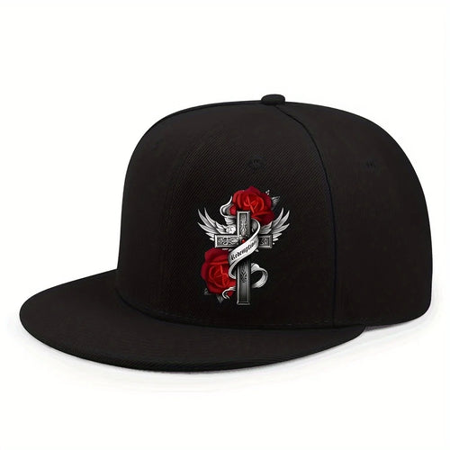 Redemption Cross Wings Snapback Cap Hat