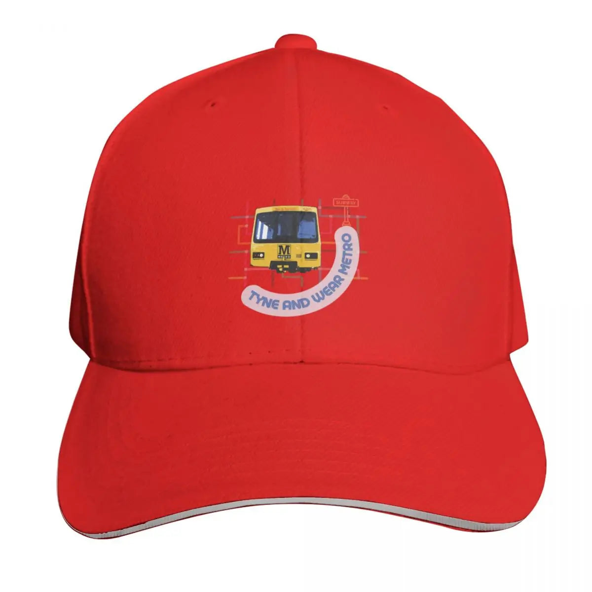Tyne And Wear Metro Vintage Baseball Cap