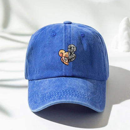 Retro Violent Bear Washed Baseball Cap