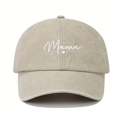 Mom Loves Patterned Printed Baseball Caps