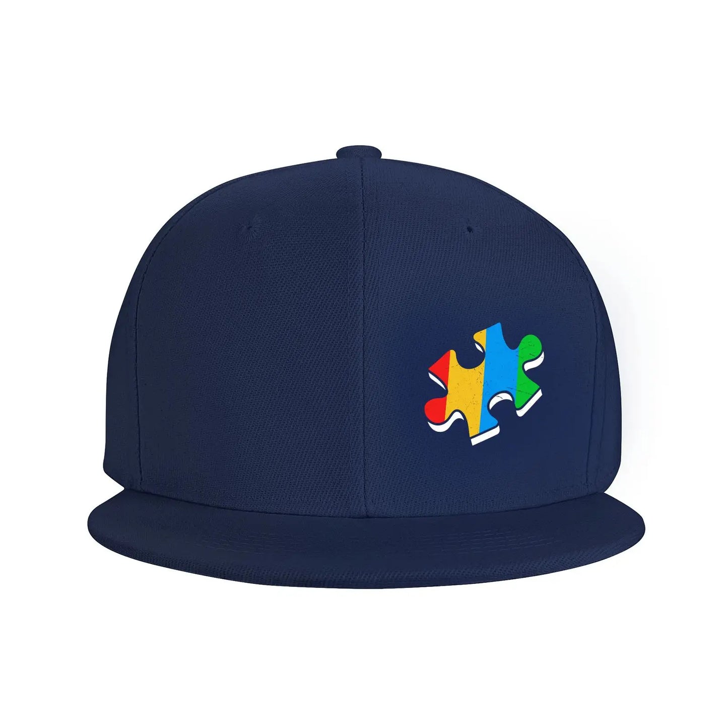 Autism Puzzle Piece Snapback Cap Hat