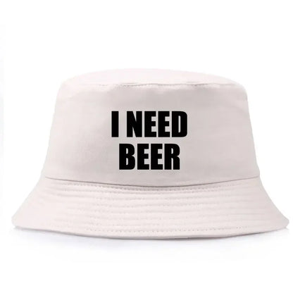 I Need Beer Fashion Reversible Bob Bucket Hat