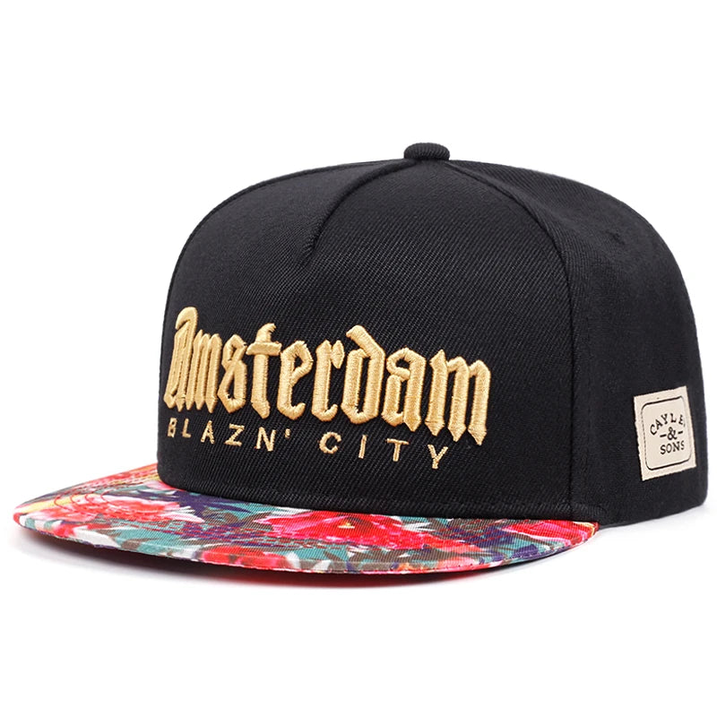 Trendy Flat Brim Hip Hop Snapback Cap