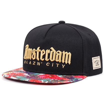 Trendy Flat Brim Hip Hop Snapback Cap