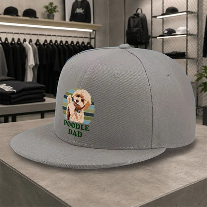New Poodle Print Unisex All Match Cap