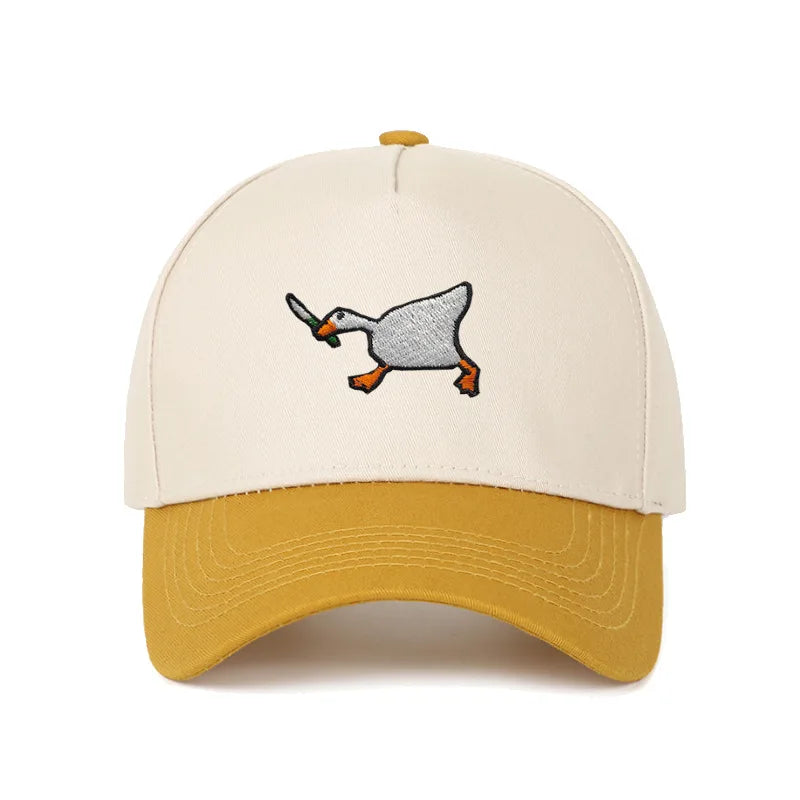 Big Goose Embroidered Colorblock Baseball Cap