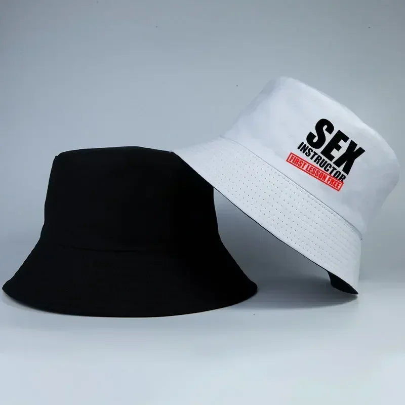 Unisex Reversible Cotton Sun Protection Bucket Hat