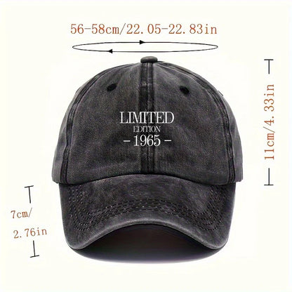 49.91Meter Letter Pattern Washed Baseball Cap